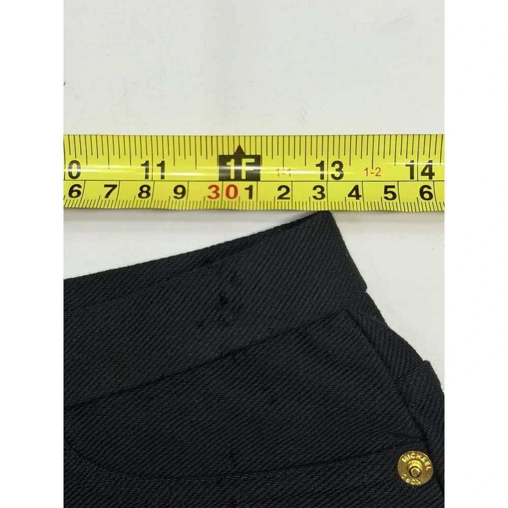 Michael Michael Kors Women's Black Pull-On Skinny Pants Size S‎ Gold Hardware